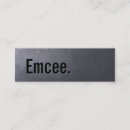 Buscar ceremonias tarjetas de visita Emcee