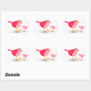 Buscar pájaros rosados pegatinas Para niños