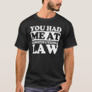 Buscar constitucional camisetas Ley