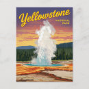 Buscar géiseres postales Yellowstone