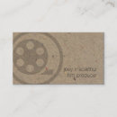 Buscar película tarjetas de visita Camarógrafo