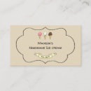 Buscar helado tarjetas de visita Clientes