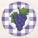Buscar uvas posavasos Morado