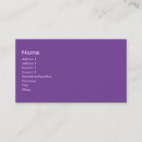 Buscar lavendar tarjetas de visita Color