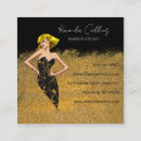 Buscar dress tarjetas de visita Negro
