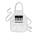 Buscar piano delantales Blanco y negro