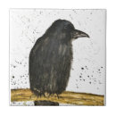 Buscar pájaros negros azulejos Acuarela