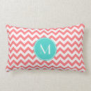 Buscar turquesa y aguamarina cojines Monograma