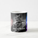 Buscar cráneo negro tazas Blanco y negro