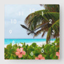 Buscar tropical relojes de pared Playa