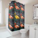 Buscar flamenco rosado cortinas de baño Pájaro