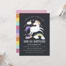 Buscar unicornio del arco iris postales Chica