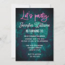 Buscar neón invitaciones Vamos fiesta