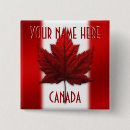 Buscar bandera canadiense chapas Botón