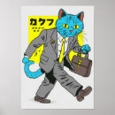 Buscar gato abstracto posters Ilustracion