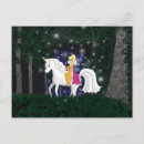 Buscar hada y unicornio postales Fantasía