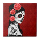 Buscar día de los muertos azulejos Cráneo del azúcar