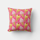 Buscar fresa del kawaii cojines Rosa