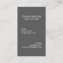Buscar guionista tarjetas de visita Minimalista