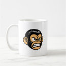 Buscar cara enojada tazas Chimpancé