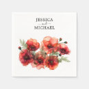 Buscar carmesí servilletas Acuarela