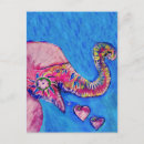 Buscar amor elefante postales Para niños