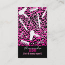Buscar estampado leopardo tarjetas de visita Belleza