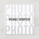 Buscar fotógrafo profesional tarjetas de visita Fotografía