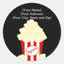 Buscar palomitas de maíz pegatinas Película