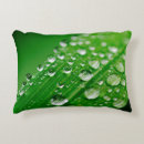 Buscar gota de lluvia cojines Hoja