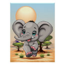 Buscar elefante africano posters Para niños