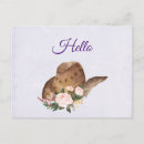 Buscar vaquera rosada postales Acuarela