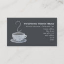 Buscar taza tarjetas de visita Café