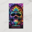 Buscar skull tarjetas de visita Profesional