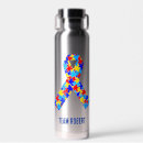 Buscar autismo tazas botellas Azul