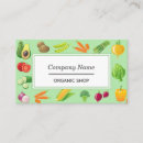 Buscar verdulero tarjetas de visita Verduras