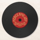 Buscar disco de vinilo posavasos Retro