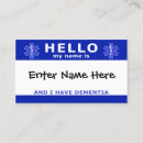 Buscar demencia tarjetas de visita Para todos