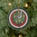 Buscar perdiz en un peral adornos Primer día de navidades