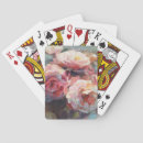 Buscar flores grandes barajas de cartas Acuarela