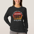 Buscar 1957 nacido camisetas 65 ª