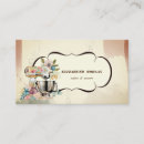 Buscar pastry tarjetas de visita Floral