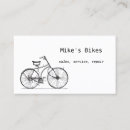 Buscar tienda la bici de tarjetas de visita Ciclo