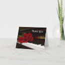 Buscar llaves del piano tarjetas Elegante