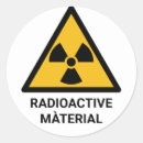 Buscar radiactivo pegatinas Símbolo radioactivo