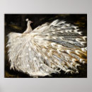 Buscar pavo real blanco posters Pintura