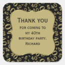 Buscar celebración de 40 años pegatinas General y unisex