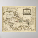 Buscar mapa del caribe posters América