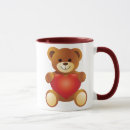 Buscar oso peluche amor tazas Lindo