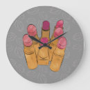 Buscar lipstick relojes de pared Maquillaje